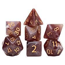 7-Set Cube Aether Dice: Latte Dice